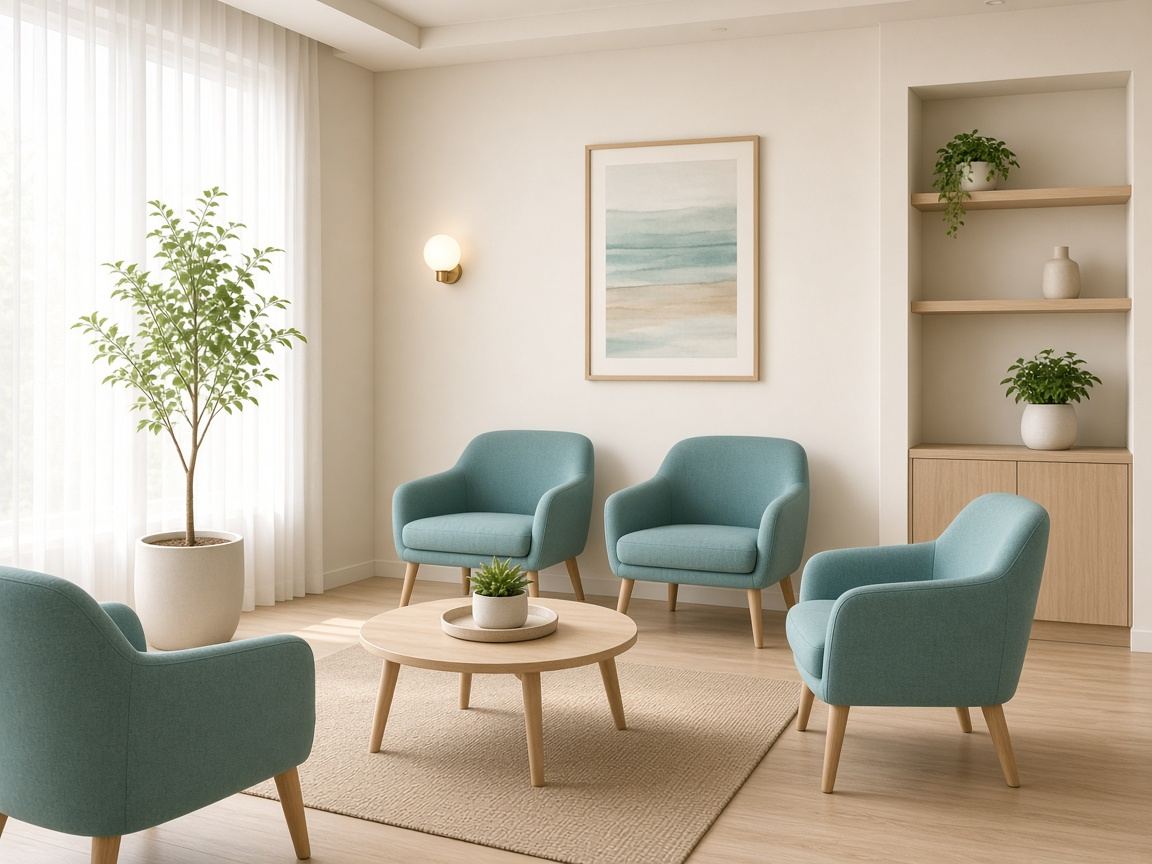 Clean, modern dental office
